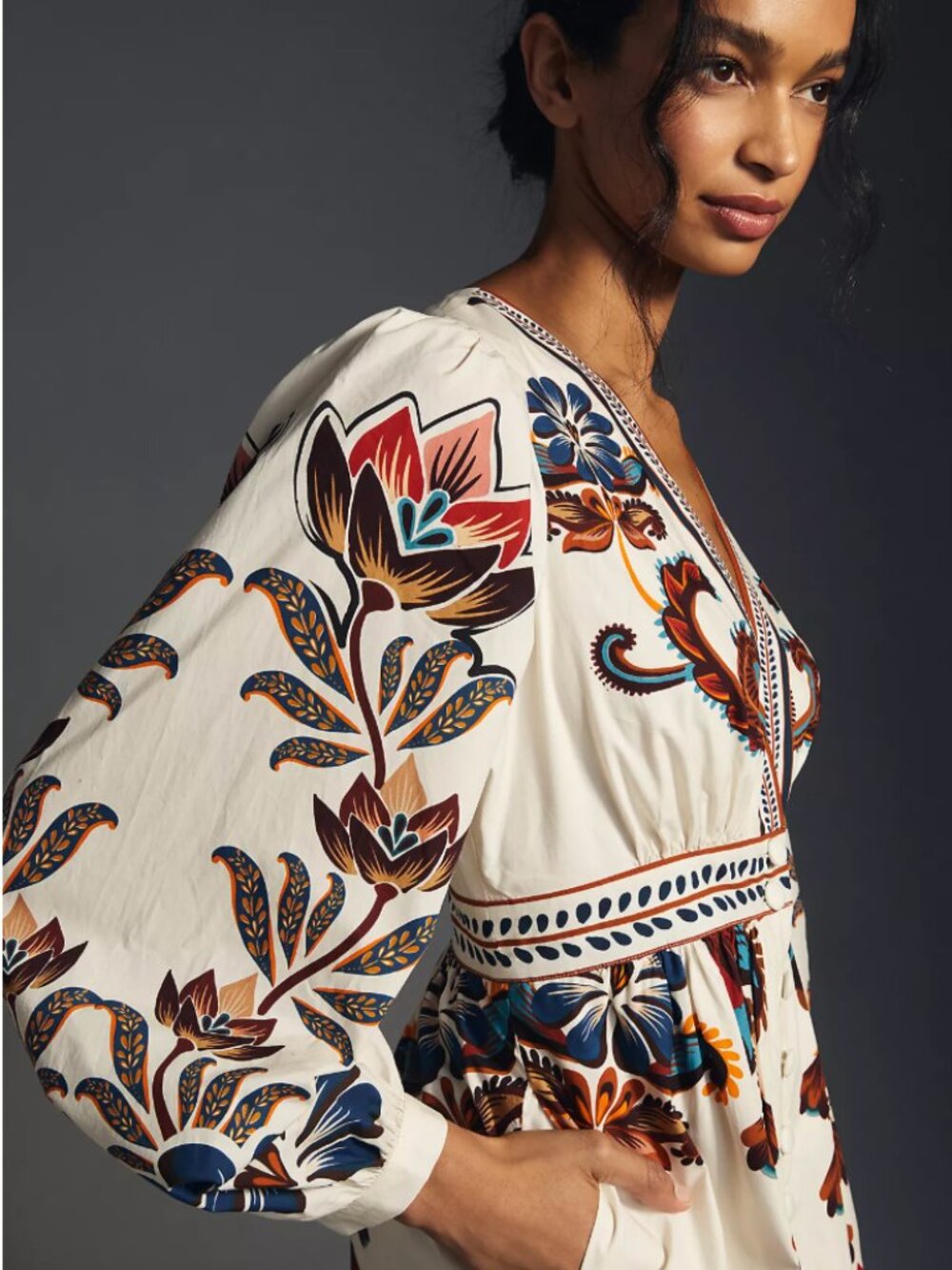 Farm x Anthropologie V-Neck Maxi Dress - Picture 3 of 3